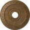 Ekena Millwork Munich Ceiling Medallion (Fits Canopies up to 5 5/8"), 17 1/2"OD x 3 5/8"ID x 1"P, Rubbed Bronze CM17MURZS - alternate 1